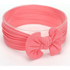 Schattig bowknot zuigeling baby meisje Hairband Headwear hoofdbanden (watermeloen rood # 11)