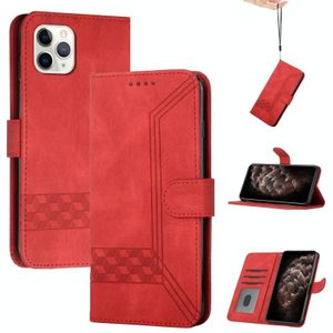 Cubic Skin Feel Flip Leather Phone Case voor iPhone 11 Pro