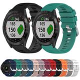 Voor Garmin Approach S40 20 mm effen kleur zachte siliconen horlogeband