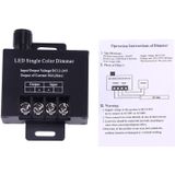 Hoogvermogen ijzer Shell n kleur handmatige Dimmer LED Controller  DC 12-24V(Black)