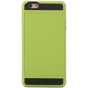 Blade PC + TPU Case van de combinatie met kaartslot voor iPhone 6 Plus & 6S Plus(Green)