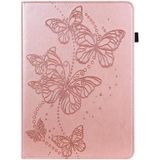 In relif gemaakte vlinderpatroon horizontale flip lederen tablet case voor iPad mini 6