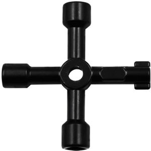 4 stks Lift Water Meter Klep Kruis Key Inner Driehoek Moersleutel  Stijl: A Black