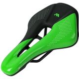 WEST BIKING Cycling Seat Hollow Ademende Comfortabele Zadel rijden Apparatuur (Donkergroen)