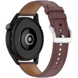 Voor Huawei Horloge GT 2 PRO / Horloge GT 2E / Watch GT 42mm / 46 mm kalfstructuur naaigaren horlogeband
