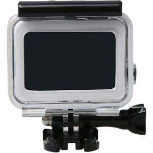 Voor GoPro  HERO 6 /5 zwart scherm van de aanraking 60 m onderwater Waterdicht huisvesting duiken beschermings hoesje met Buckle Basic Mount & schroeven  niet nood voor naar de Lens demonteren