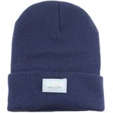 Unisex warme winter Polyacrylonitril brei Hat volwassen hoofd Cap met 5 LED licht (marineblauw)