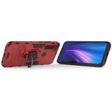 Voor Xiaomi Redmi Note 8 Panther PC + TPU schokbestendige beschermende case (rood)