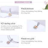 S925 Sterling Silver Gold Butterfly Hanger DIY Bracelet Ketting Accessoires