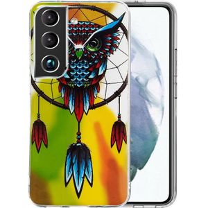 Voor Samsung Galaxy S22 + 5G lichtgevende TPU beschermende telefoonhoes (uil)