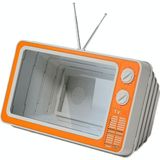 Retro TV Mobiele Telefoon Scherm Video Versterker Mobiele Telefoon Houder(Oranje)