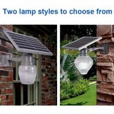 2 stuks LV-86 zonne-waterdichte tuinverlichting wandlamp zonne-straatverlichting  specificatie: 12W