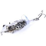 HENGJIA PE021 9.5cm/11g Kikker Water Tartr Hout aas Weg Sub-Propeller Fish Bait(3)