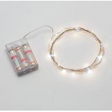 3m 150LM LED zilver draad String licht  wit licht  3 x AA batterijen aangedreven SMD-0603 Festival Lamp / decoratie Light Strip