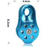 n vaste katrol alpinisme touwklimmen abseilen Survival Equipment(Blue)