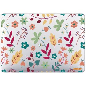 Enkay Flower Series Patroon Laotop Beschermend Crystal Case voor MacBook Air 13.3 Inch A1932 / A2179 / A2337 (Spring)