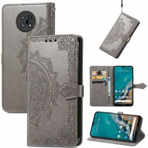 Voor Nokia G50 Mandala Embossing Pattern Horizontale Flip Lederen Case met Houder & Card Slots & Wallet & Lanyard