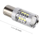 2 stk 1156 / BA15S 5W 250LM 6000K auto Auto beurt Light achteruitrijlicht lichten 16LEDs SMD-2835 lampen  DC 12V (wit licht)