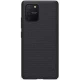 Voor Galaxy S10 Lite NILLKIN Frosted Concave-convex Texture PC Case(Zwart)