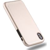 MERCURY GOOSPERY JELLY serie schokbestendig Soft TPU Case voor iPhone XS Max (goud)