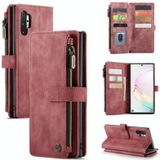 Voor Samsung Galaxy Note10 + Caseme-C30 PU + TPU Multifunctionele Horizontale Flip Lederen Case met Houder & Card Slot & Portemonnee & Rits Pocket