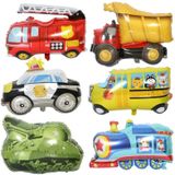 Baby Birthday Party set kinderen speelgoed auto aluminium ballon  stijl: trein