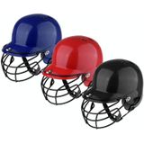 Head and Face Protection Baseball Helmet for Adults(Black)