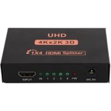 CY10 UHD 4K x 2K 3D 1 x 4 HDMI splitter (zwart)