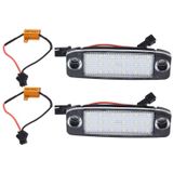 2 stuks LED nummerplaat Light met 18 SMD-3528 lampen voor Hyundai Sonata  2W 120LM  6000K  DC12V(White Light)