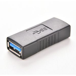 USB 3 0 type A female om een vrouwelijke connector AF adapter Converter extender voor laptop (zwart) te typen