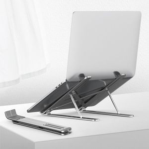 Draagbare verstelbare laptop standaard desktop lifting hoogte verhogen rack opvouwbare warmteafvoerhouder  stijl: gewone (zilver)