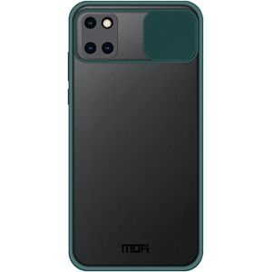 Voor Samsung Galaxy Note10 Lite MOFI Xing Dun Series PC + TPU Anti-peep Waterdicht en Anti-drop All-inclusive Beschermende Shell  Doorschijnend Berijpen (Groen)