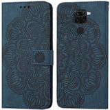 Voor Xiaomi Redmi Note 9 Mandala relif lederen telefoonhoesje