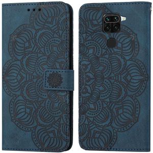 Voor Xiaomi Redmi Note 9 Mandala relif lederen telefoonhoesje