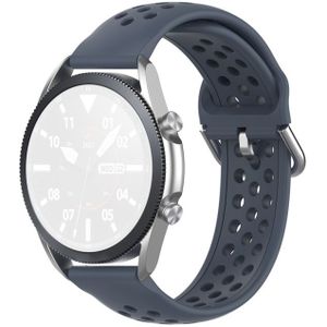 Voor Galaxy Watch 3 41mm R850 Silicon Sports Solid Color Strap  Maat: Gratis maat 20mm(Grijs)