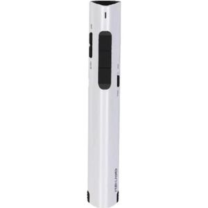 Deli 2.4G Flip Pen Business Presentatie Afstandsbediening Pen  Model: 2801 Wit (Rood Licht)