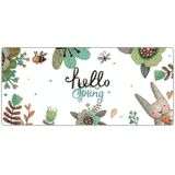 Leuke cartoon antislip deskmat  maat: 300 x 800 x 4mm naad