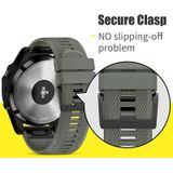 Voor Garmin Fenix 7X Solar 26 mm siliconen horlogeband met snelle release