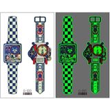 20 stks Kinderen Waterdichte Lichtgevende Cartoon Horloge Tattoo Stickers (EI-300)