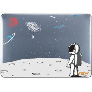 Enkay Star Series Patroon Laotop Beschermende kristallen Case voor MacBook Air 13.3 Inch A1932 / A2179 / A2337 (Rugzak Astronaut)