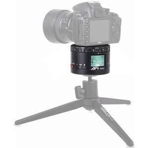 MA2 360 graden rotatie vertraagd Star fotografie LCD camera mount voor SLR & digitale camera's met time-lapse fotografie (zwart)