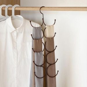 Multi-cirkel haak opknoping opknoping sjaal riem sjaal stropdas hanger Rack  grootte: 50 5 x 20.5 cm (brons)