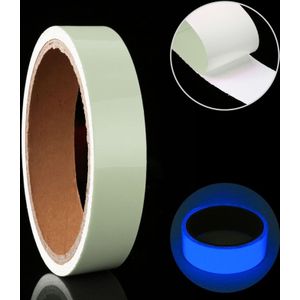 Lichtgevende tape groene gloed in donkere muur sticker lichtgevende Photoluminescente tape stage Home Decoratie  grootte: 1cm x 3m (blauw licht)