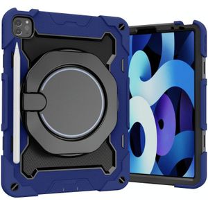 Armor Contrast Kleur Siliconen + PC Tablet Case voor iPad Pro 11 2018/2020 / 2021 / Air 2020 10.9 (Navy Blue)