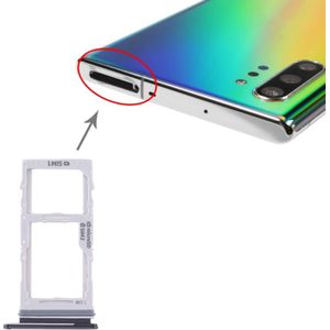 SIM-kaartlade + SIM-kaartlade / Micro SD-kaartlade voor Samsung Galaxy Note10+(Zwart)