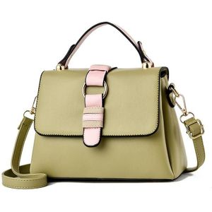 08818 Multifunctional Lady Small Square Handbag(Green)