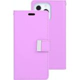 Voor iPhone 14 Pro GOOSPERY RICH DIARY Crazy Horse Texture Leather Case