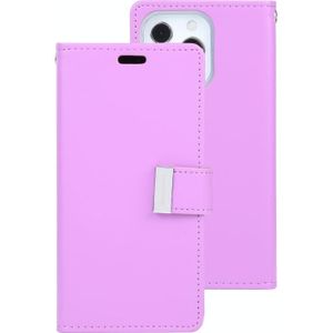 Voor iPhone 14 Pro GOOSPERY RICH DIARY Crazy Horse Texture Leather Case