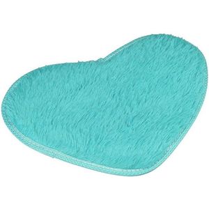 Hart vorm non-slip bad matten keuken tapijt Home Decoratie  grootte: 30 * 40CM (Sky Blue)