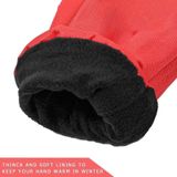 2 stks Winter Warme Auto Sneeuwscheppen Handschoenen Ijsvrij Sneeuwschraper (Rood)